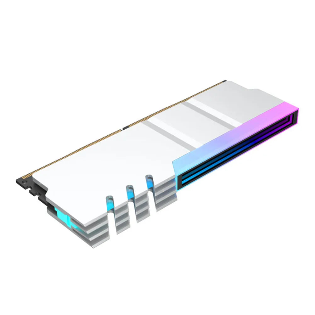 Memory Module Radiator DDR4 DDR5 Memory Module Cooler 5V 3PIN ARGB AURA Sync Aluminum Alloy Heat-resistance Computer Accessories Peaceful Pleasures Health and Wellness
