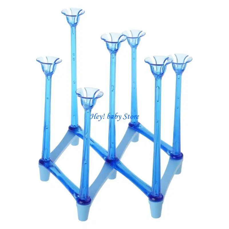 Baby Bottle Drying Rack with Tray – 7-Slot Countertop Holder
