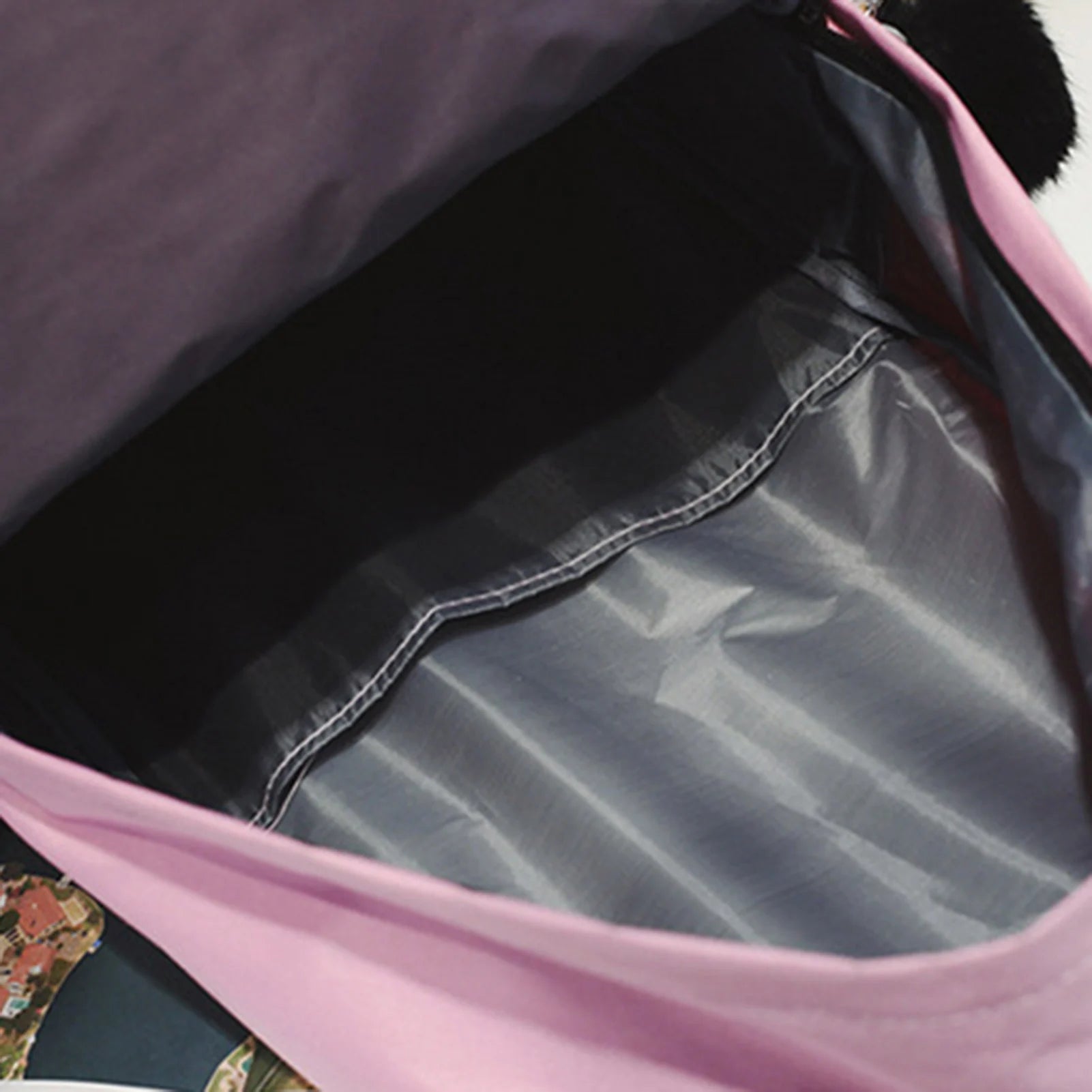 Women's Canvas Backpack for Junior High School Students Triangular Reinforcement Canvas Backpack Waterproof Canvas Backpack Peaceful Pleasures Health and Wellness