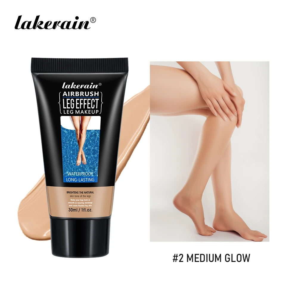 100ml Leg Makeup Long-lasting Waterproof And Anti-Transfer Concealer Even Skin Tone Wheat Tan Brown Liquid Foundation Peaceful Pleasures Health and Wellness 30ml NO.2