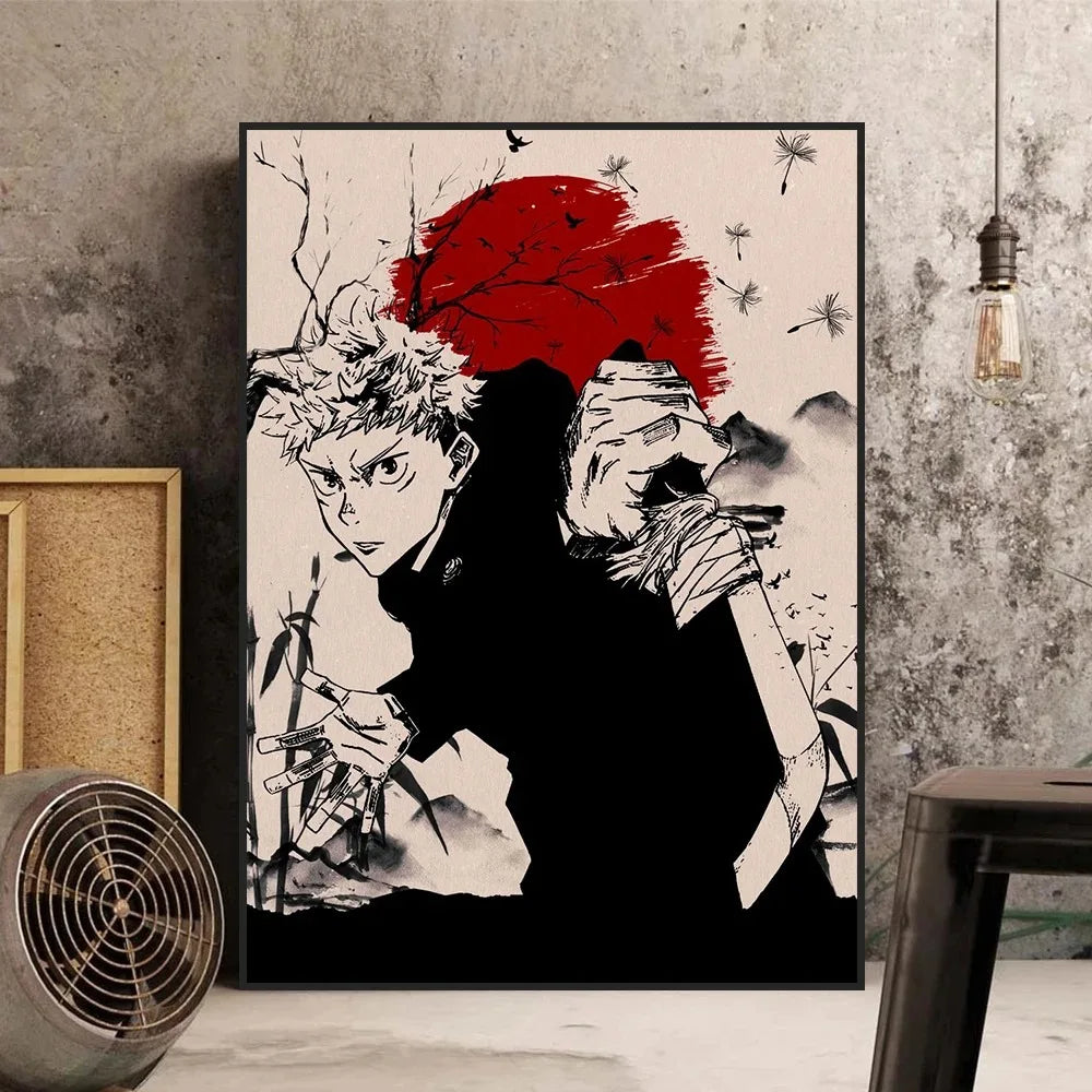 Jujutsu Kaisen Gojo Satoru Canvas Wall Art | Anime Room Decor