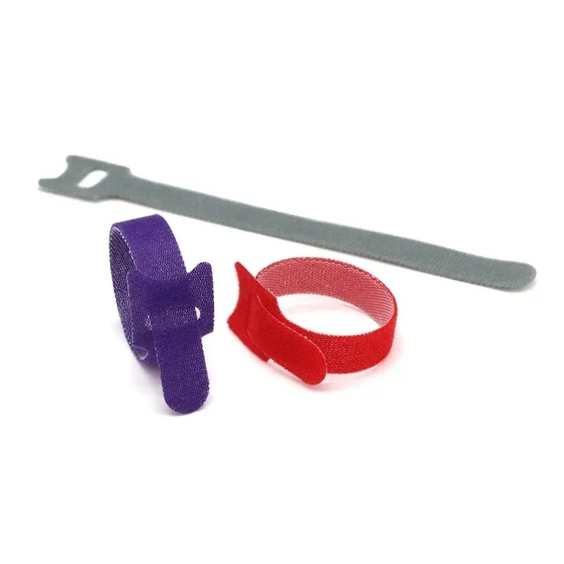 Attaches Auto Adhesive Velcros Strap 10/30/50Pcs Wire Fixing Strap Sewing Reusable Long T-tie Computer Data Cable Ties DIY Tape Peaceful Pleasures Health and Wellness