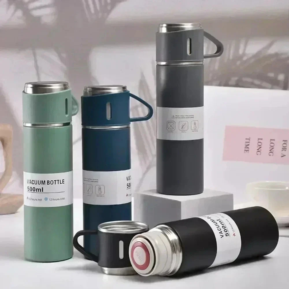 500ml Vacuum Insulated Thermos Bottle – Hot & Cold Steel