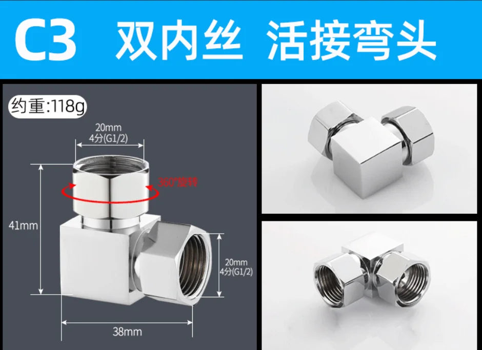 G1/2 Brass Triangle Valve – Water Stop Valve | Bathroom & Laundry