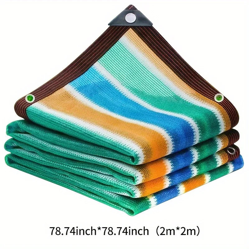 Colorful Sun Shade Net – Breathable Outdoor Shade Sail 2x2m/2x4m Sun Shade Net Peaceful Pleasures Health and Wellness