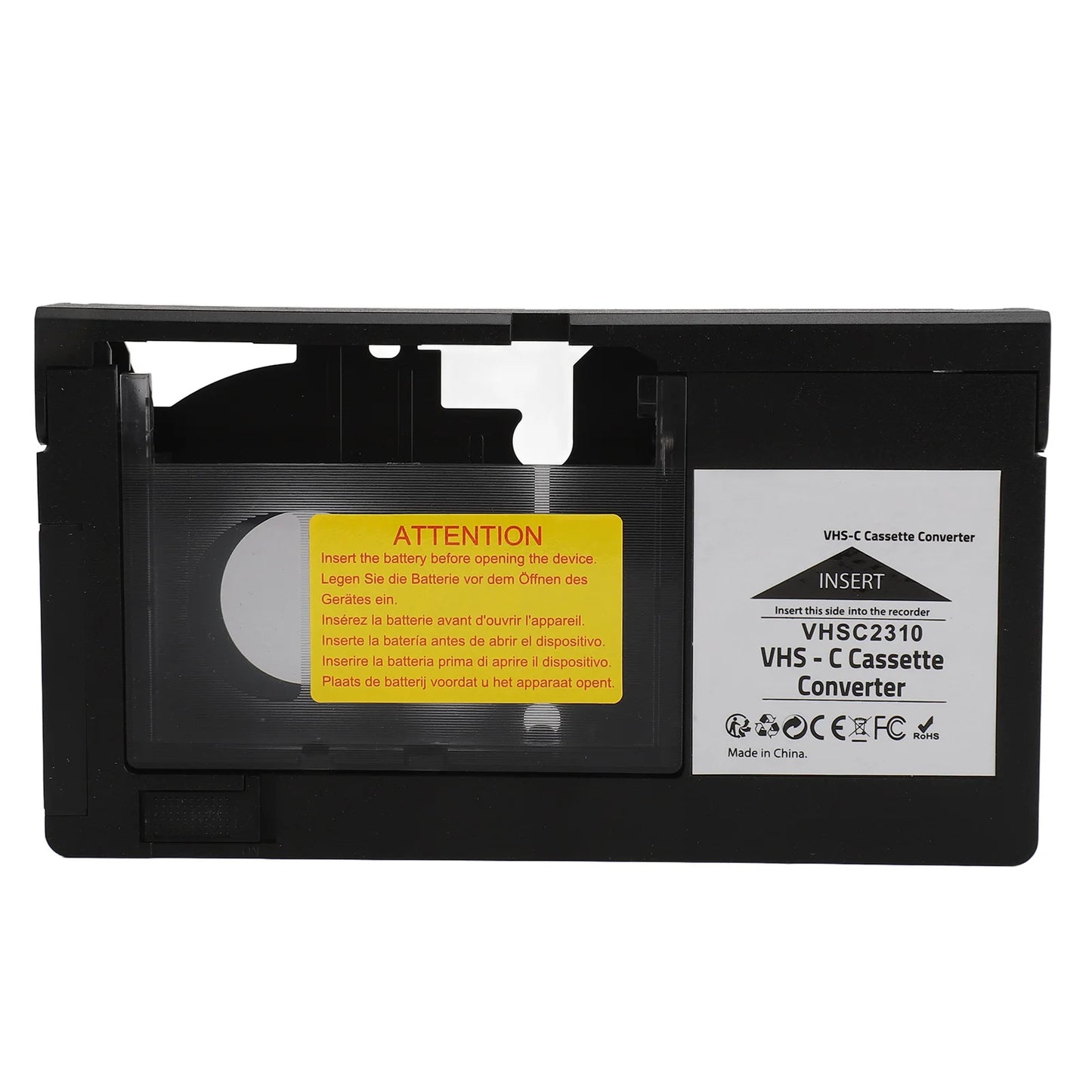 Cassette Converter Simple Playback Recording Camcorders Adapter Easy