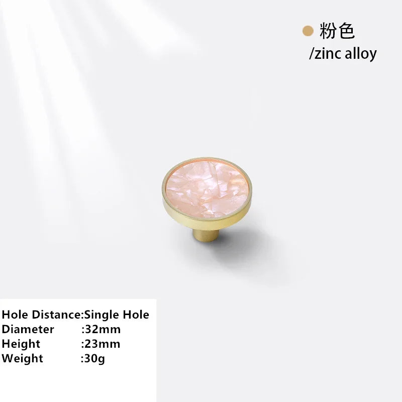 Zinc Alloy Cabinet Drawer Knob – Modern Shell Handle