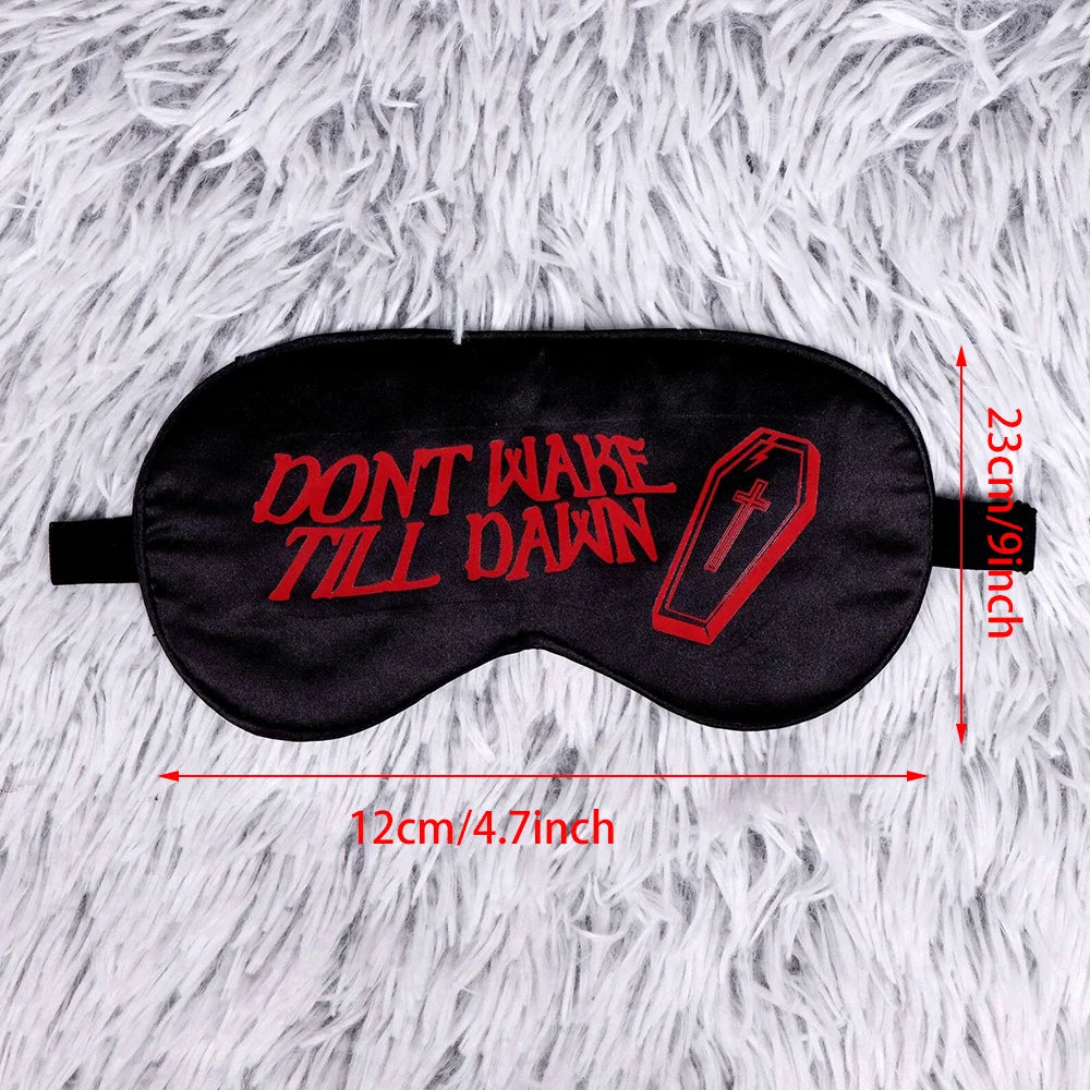 Spooky Gothic Witch Halloween Sleep Eye Mask | Party Gift Halloween Sleep Mask Peaceful Pleasures Health and Wellness