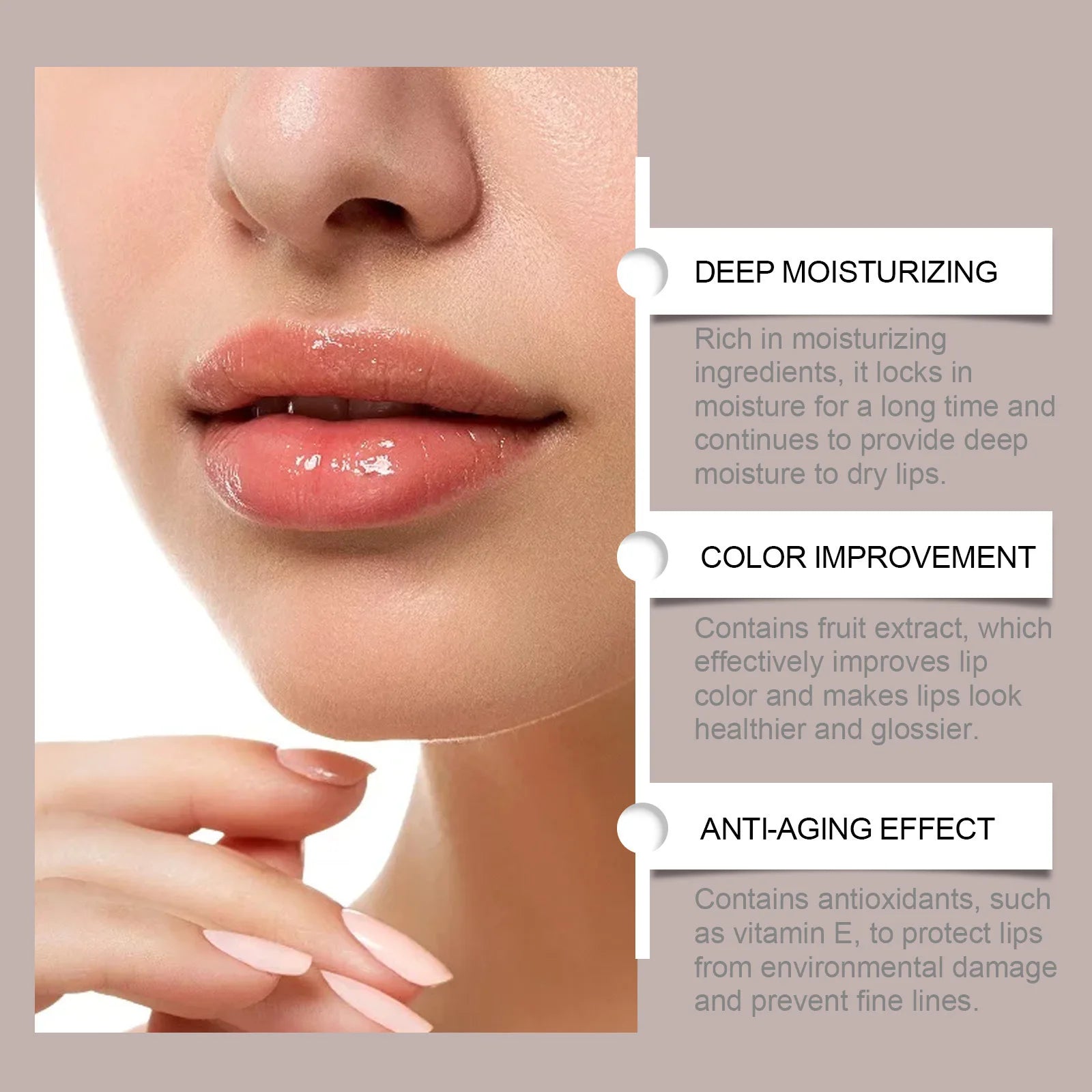 Lip Mask Fade Lip Lines Remove Dead Skin Anti-cracking Dryness Peeling Repair Plumper Bleach Nourish Moisturizing Lip Care Cream Peaceful Pleasures Health and Wellness