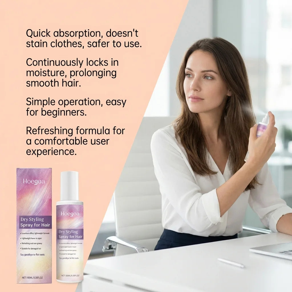 HOEGOA Hair Moisturizing Spray – Anti-Frizz Leave-In Treatment