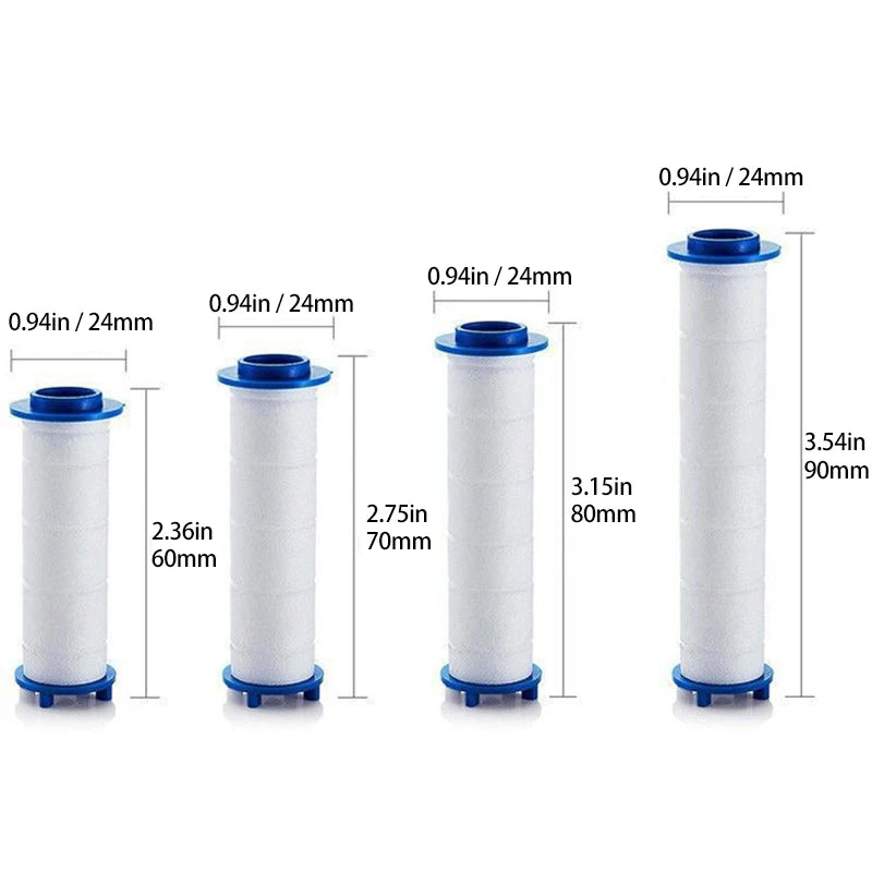 0.94Inch Ion Shower Dropse Head Filter PP Cotton Replacement Cartridge, Water Filter Core Cotton For Handheld Showerheads Peaceful Pleasures Health and Wellness