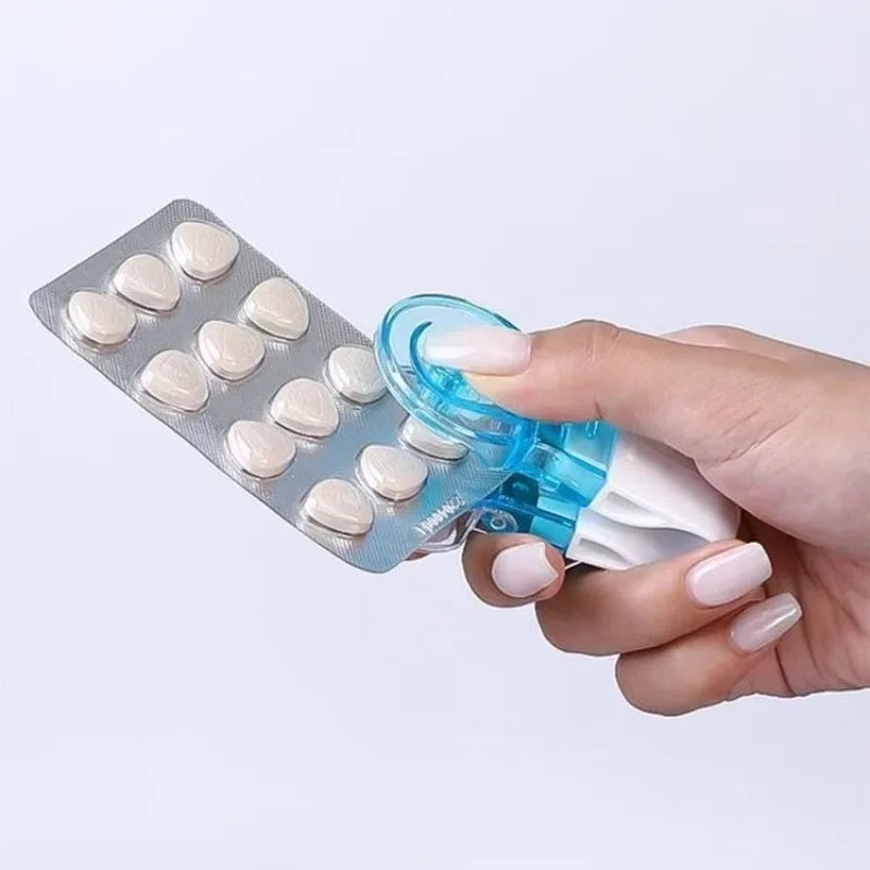 Portable Pill Crusher & Medicine Storage Box | Travel Organizer