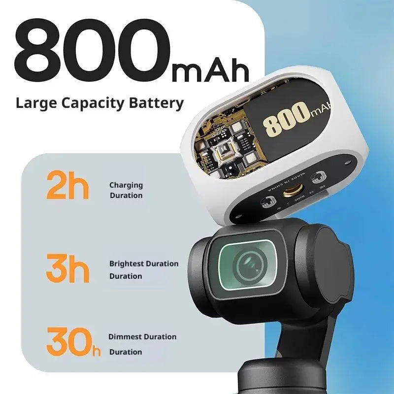 LED Light for DJI OSMO Pocket 3 Magnetic Fill Light Action Camera Adjustable Photography Lighting for DJI OSMO Pocket 4 Peaceful Pleasures Health and Wellness