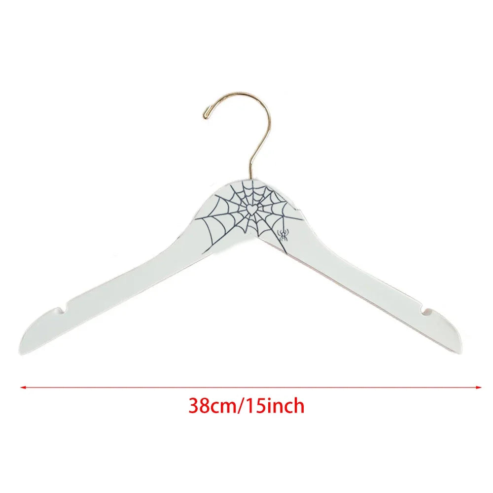 Halloween Spider Web Bridal Dress Hanger | Wedding Gift Bridal Dress Hanger Peaceful Pleasures Health and Wellness