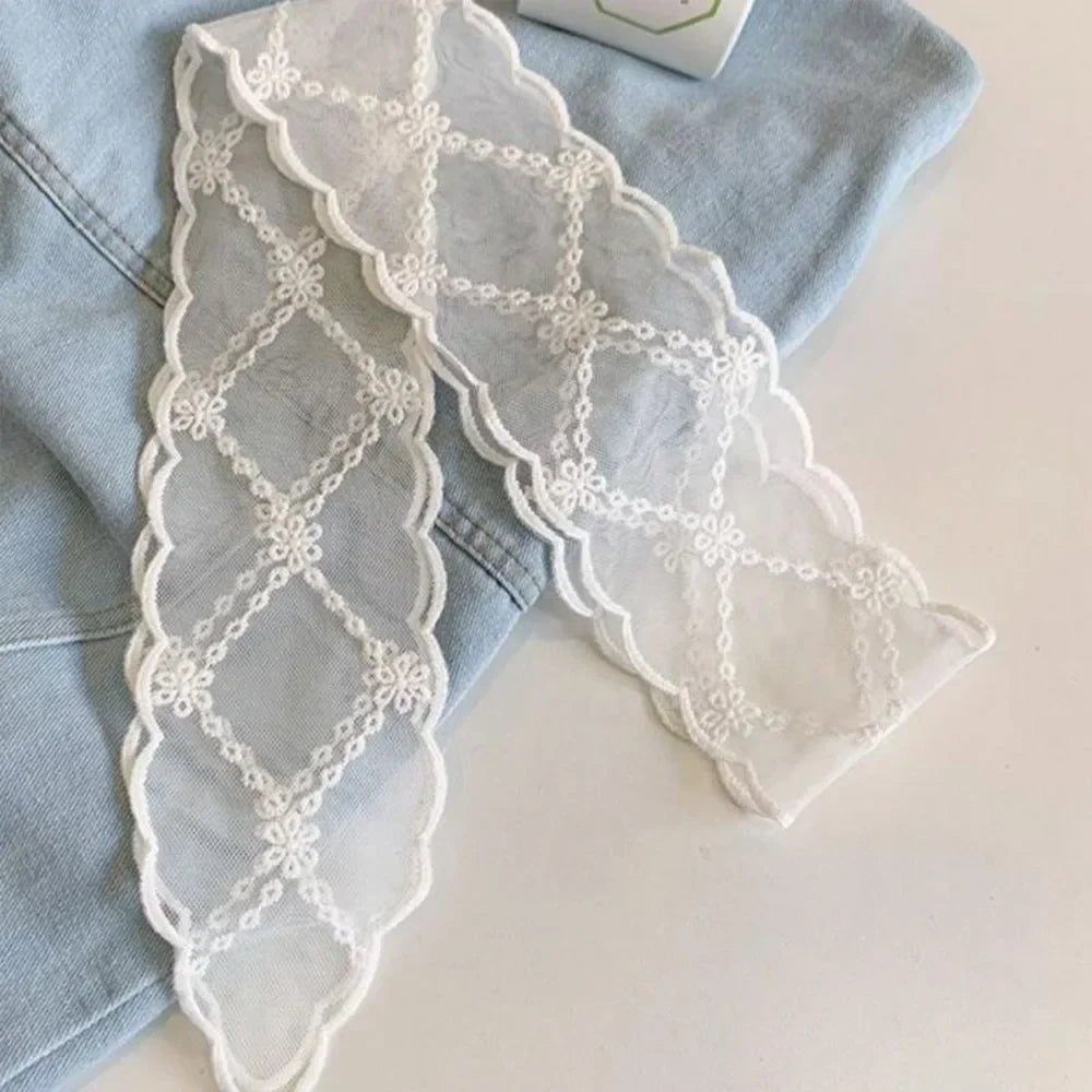 Lace Boho Hair Scarf & Bandana – Fairy Hair Tie for Women