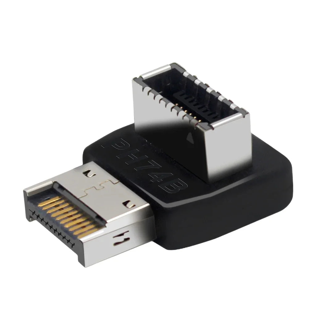USB 3.1 Type-C 90° Internal Header Adapter – Type-E Converter