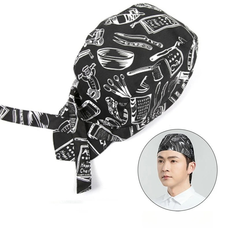 Unisex Chef Pirate Hat | Adjustable Kitchen Cap for Cooks & Bakers