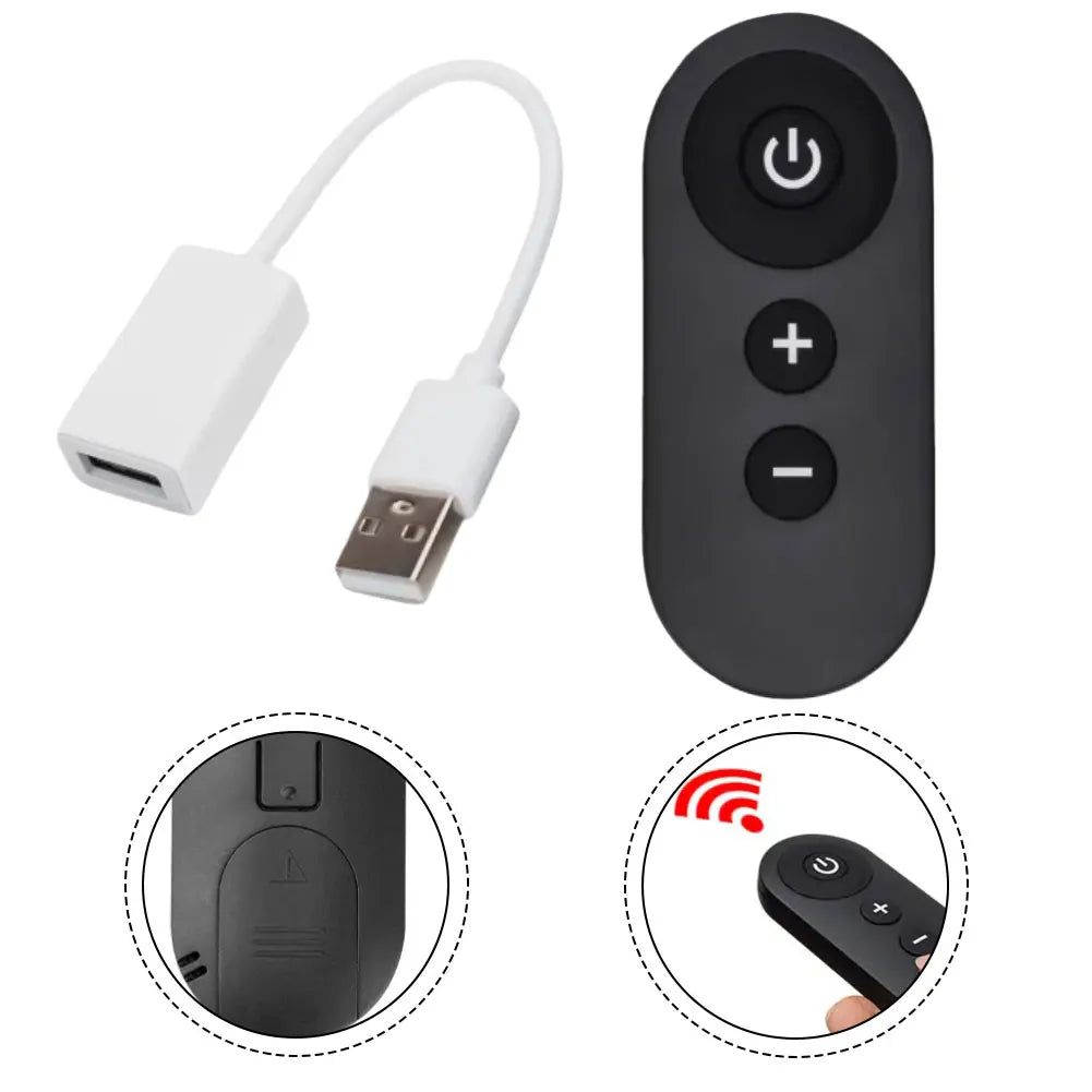 USB RF Remote Switch Wireless LED Strip Dimmer Fan Speeds Controller