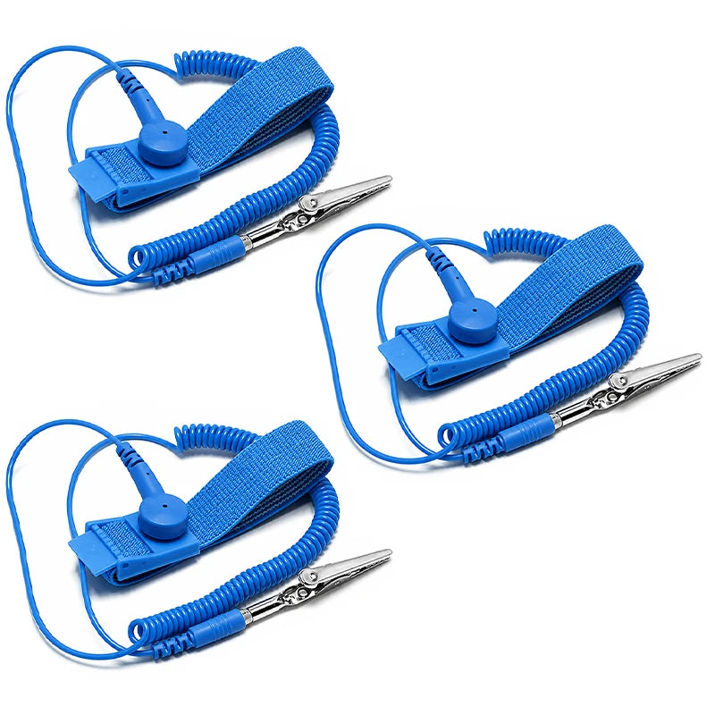 Anti-Static ESD Wrist Strap Grounding Band with Alligator Clip