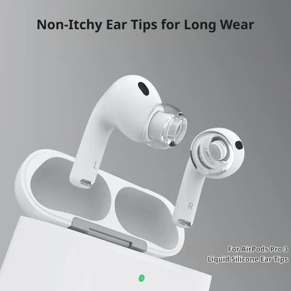 Silicone Ear Tips for AirPods Pro 3 | Anti-Slip Replacement Caps