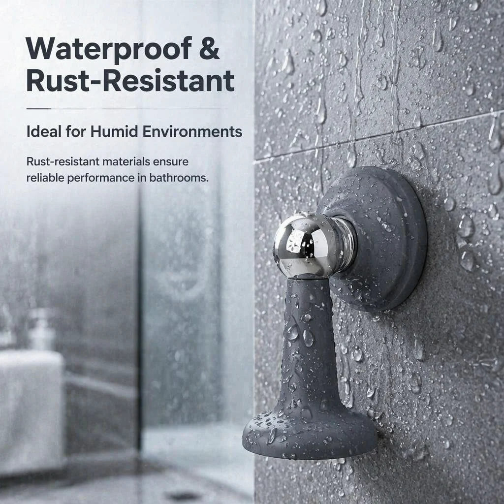 Silicone Anti-collision Door Stopper Strong Magnetic Silent No Punching Wall Floor Compatible Door Holder Peaceful Pleasures Health and Wellness