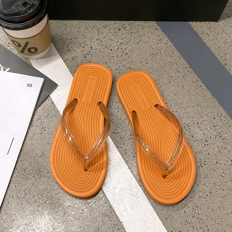 Women's Anti-Slip Flip Flop Slippers – Beach, Bath & Indoor