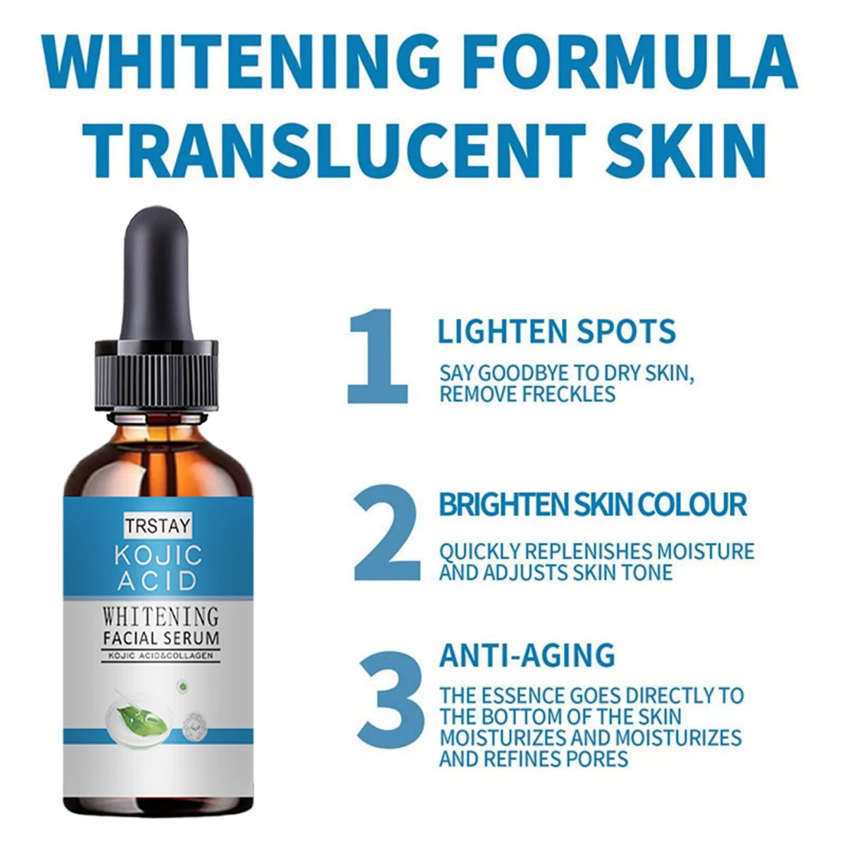 Skin Lightening Serum Strong Shades Dark Skin Anti Age .Extreme Whitening Cream for DARK Skin Face skin care products Peaceful Pleasures Health and Wellness