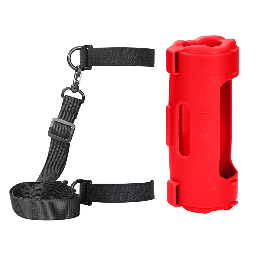 Silicone Case for JBL Flip 7 – Waterproof Cover & Strap