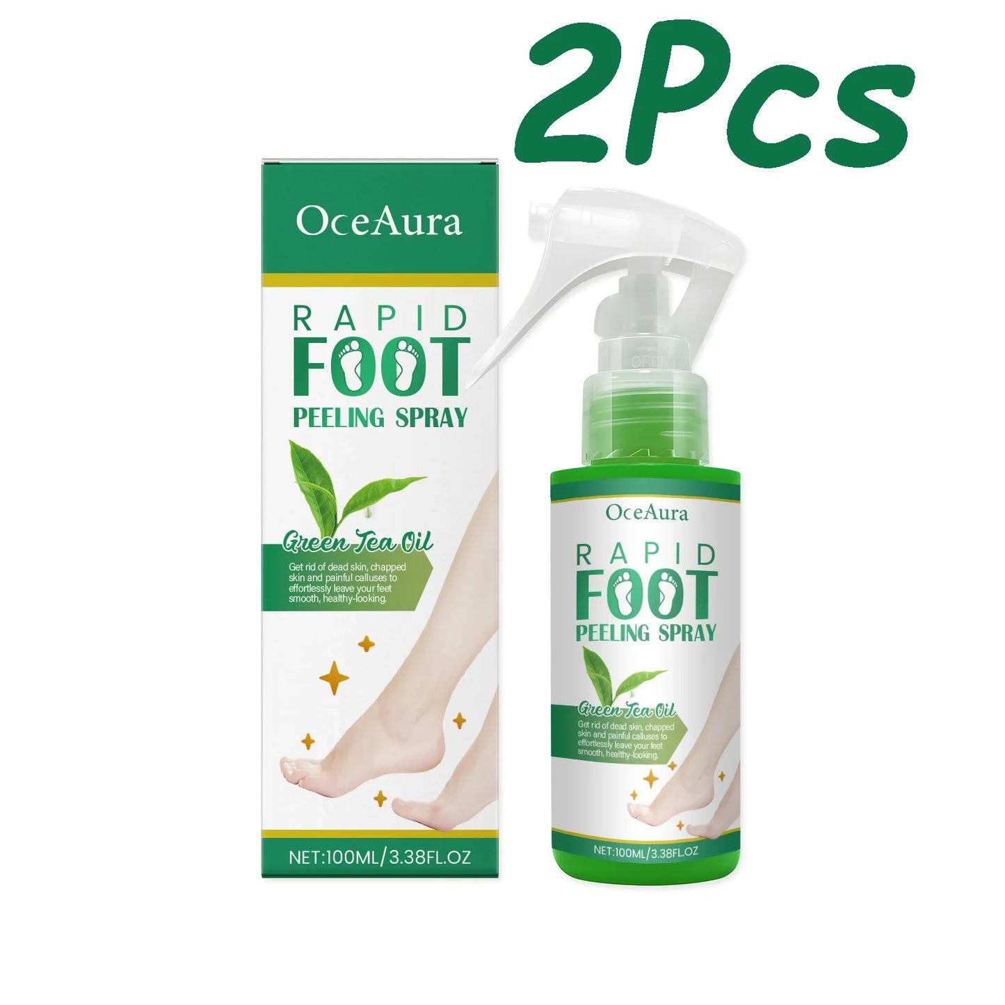 Foot Peeling Spray – Exfoliate & Heal Dry Cracked Heels