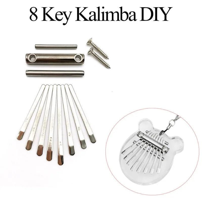 Thumb Piano Kalimba Bridge Saddle 8 Key Diy Spare Parts Music