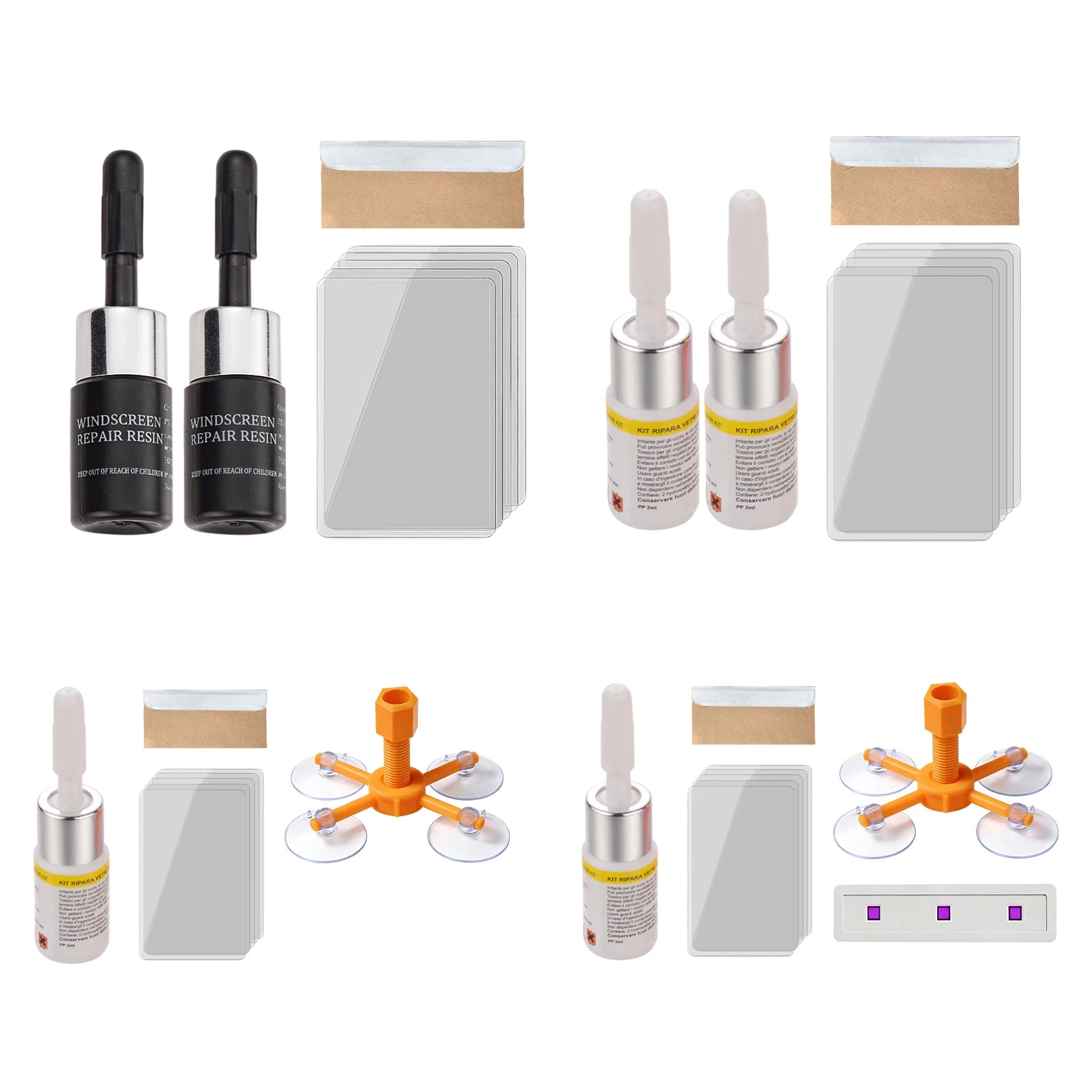 Windshield Chip Repair Kit Quick and Efficiency Glass Repair Liquid for Cracks Rock Chip Repair Kit for Chips and Cracks Peaceful Pleasures Health and Wellness