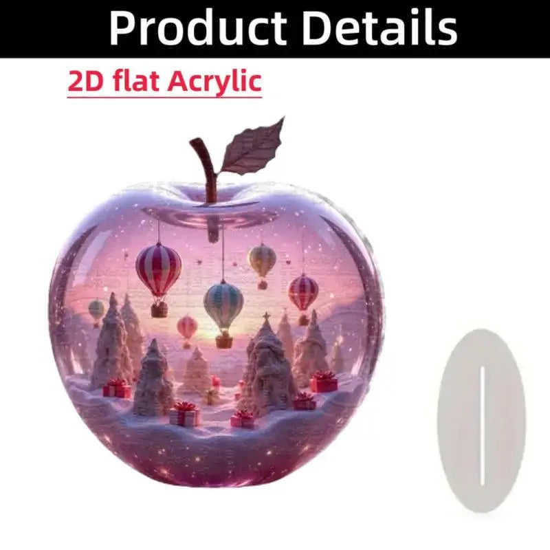 2D Acrylic Arabian Camel & Evil Eye Tree Desk Figurine