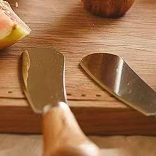 Stainless Steel Cheese Knife Set – Fork, Spreader & Spatula Cheese Knife Set Oasis Select