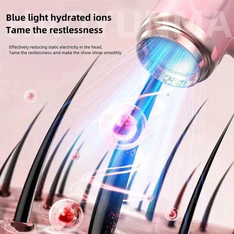 New Wireless Hair Dryer With 30000 Rpm Dry USB Charging For Children/Outdoor/Student Dormitory Blue Light Wireless Hair Dryer Peaceful Pleasures Health and Wellness