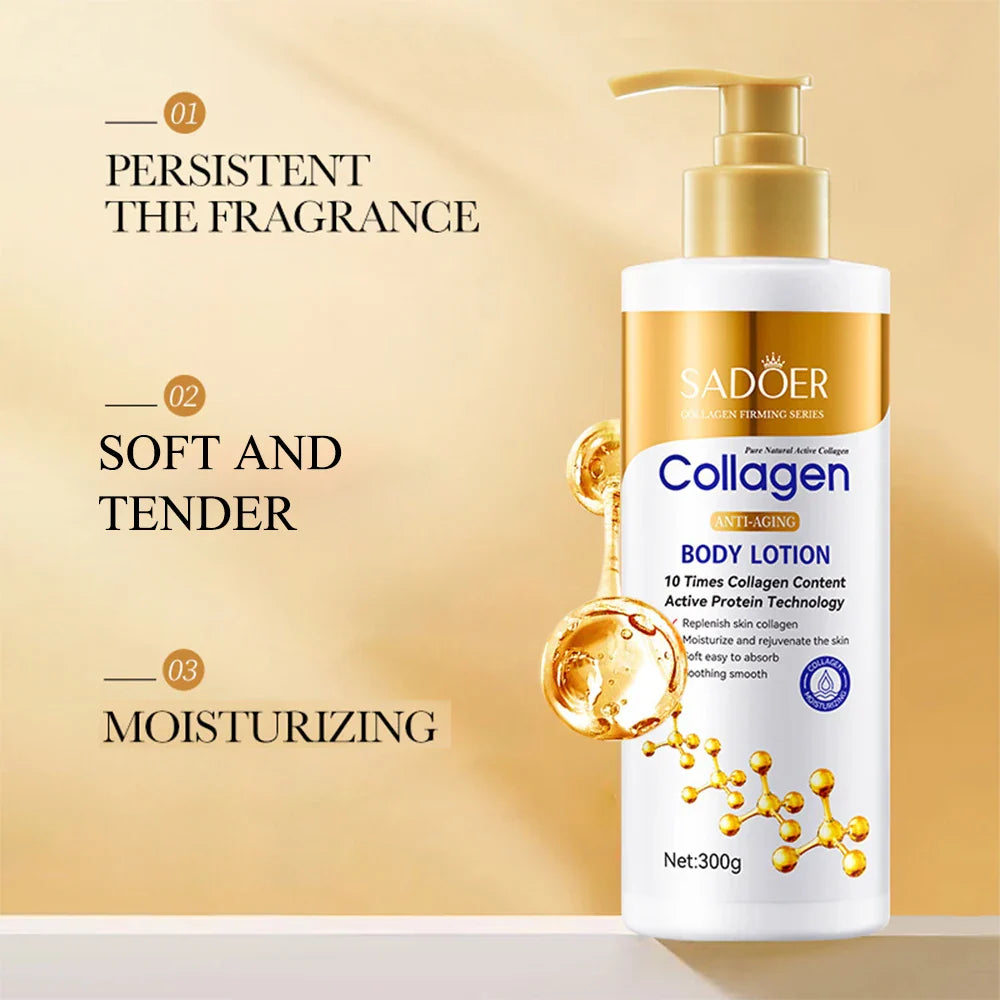 Collagen Body Lotion – Firming, Hydrating Anti-Aging Cream 300g