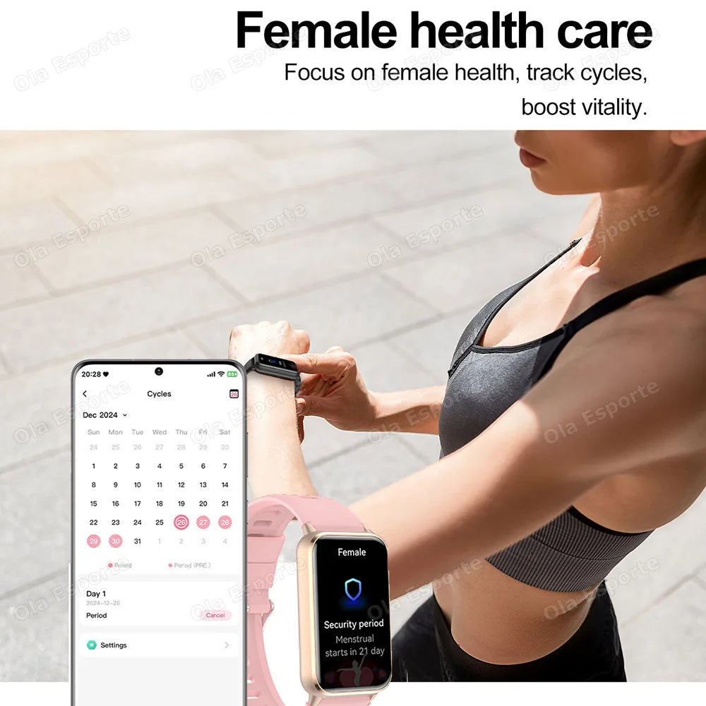 2026 Smart Bracelet Women Sport Smartwatch Men Heart Rate Sleep Monitoring Waterproof Fitness Smart Watch Ladies For Android IOS Peaceful Pleasures Health and Wellness