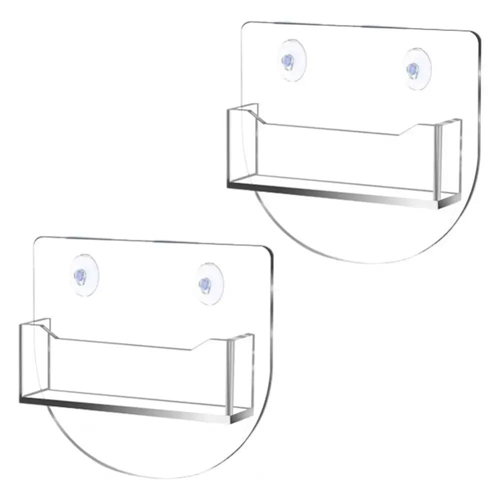 Acrylic Business Card Holder | Suction Cup Window Display Stand