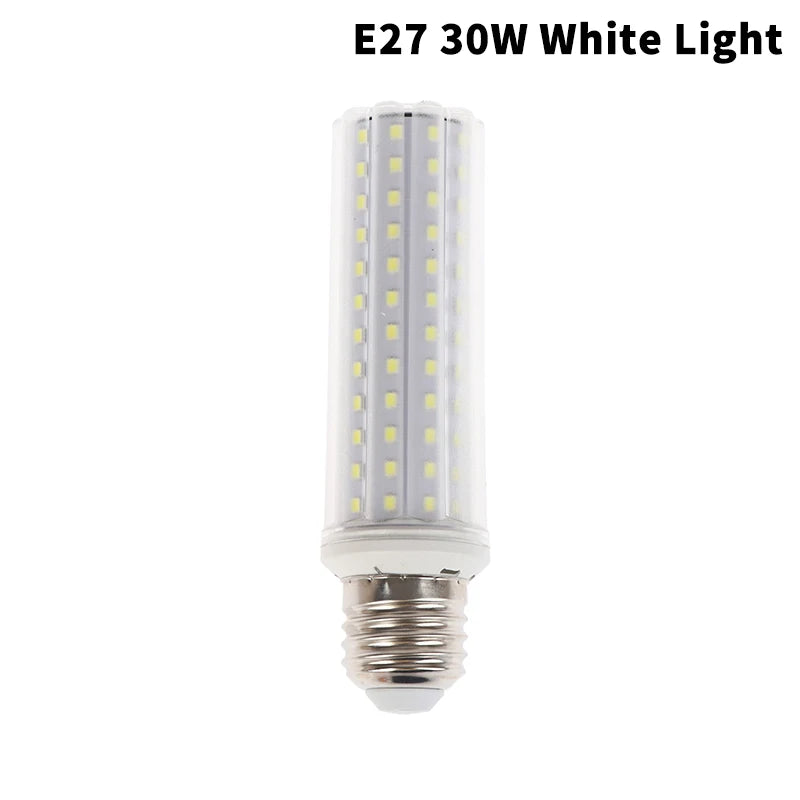 Versatile E27 E14 18W 20W 30W LED Lamp Corn Bulb AC85-265V No Flicker 2835 SMD LED Candle Bulb Corn Lamp Light Bulbs Home Light Peaceful Pleasures Health and Wellness E27 30W
