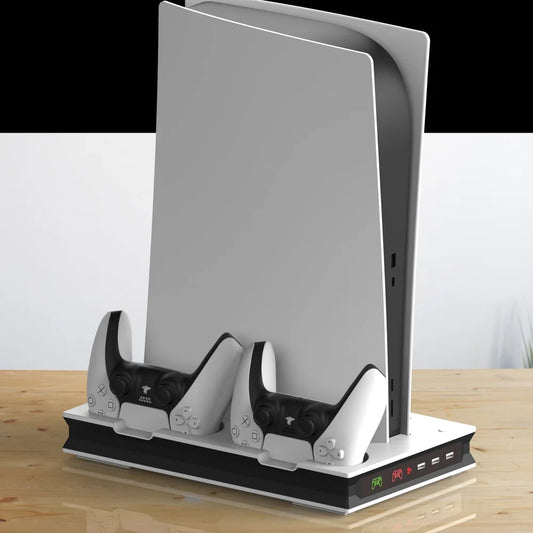 PS5 Cooling Fan Stand & Dual Controller Charging Station PS5 Charging Stand Oasis Select