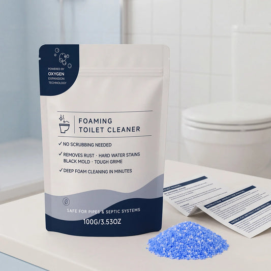 Foaming Toilet Cleaner Powder – Stain, Limescale & Odor Remover Toilet Cleaning Powder Peaceful Pleasures Health and Wellness
