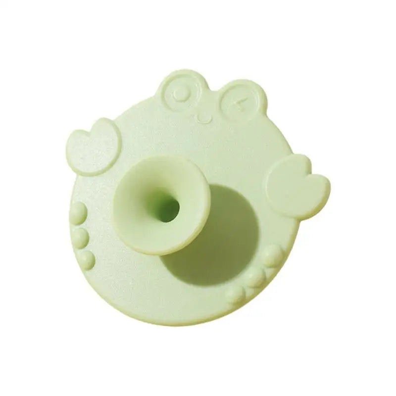 Baby Silicone Bath Brush – Cartoon, Gentle & Safe for Infants