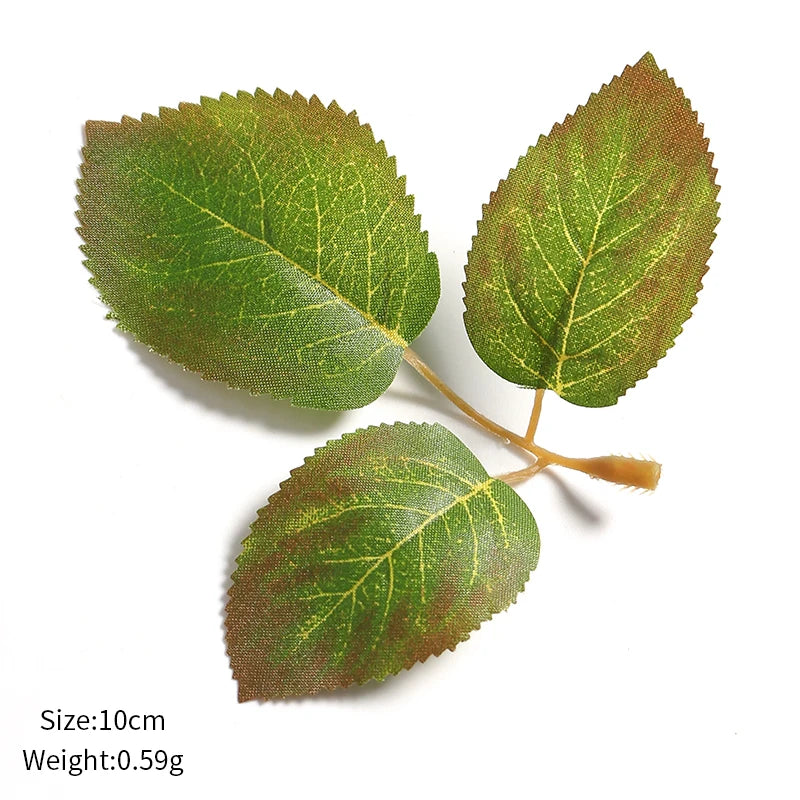 Silk Artificial Leaves for Wedding & Home Decor – 10/30/50 Pcs