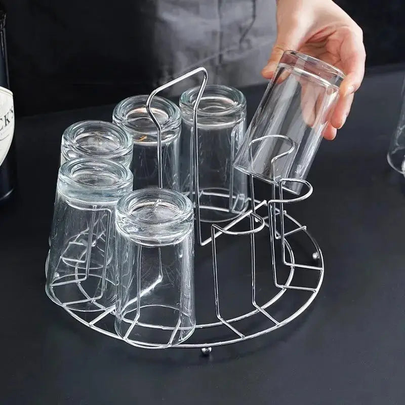 European Cup Rack Stand Holder Simpleart Standing Mug Saucer Ceramic