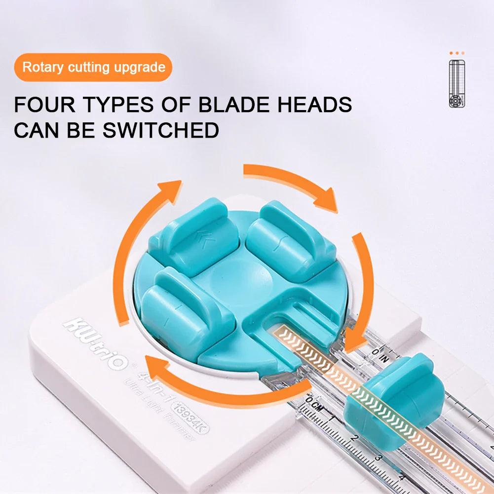 4-in-1 Craft Paper Cutter | Scrapbook & DIY Trimmer Tool