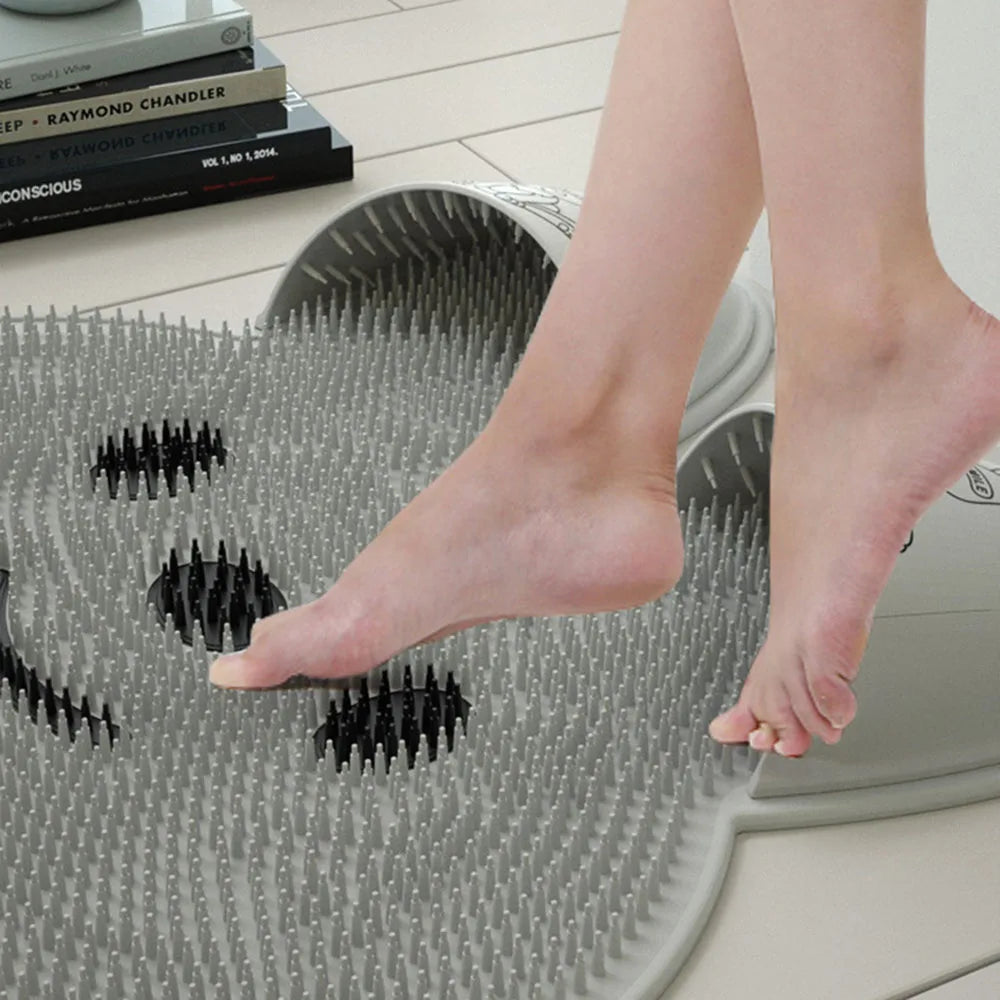 Rabbit Shape Non-Slip Shower & Bath Mat with Suction Cups
