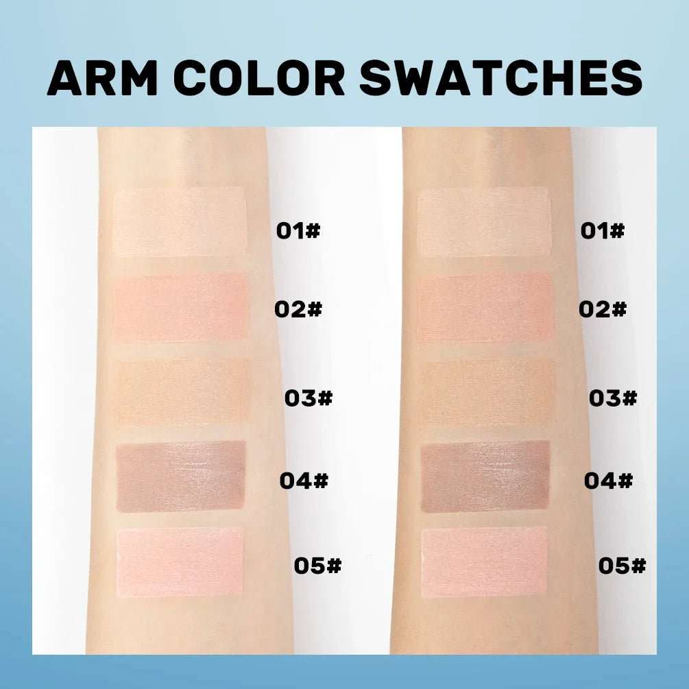 QIBEST Liquid Foundation Hydrating Medium Full Coverage Concealer SPF 30+ Long Wearing Waterproof Foundation Natural Makeup Peaceful Pleasures Health and Wellness