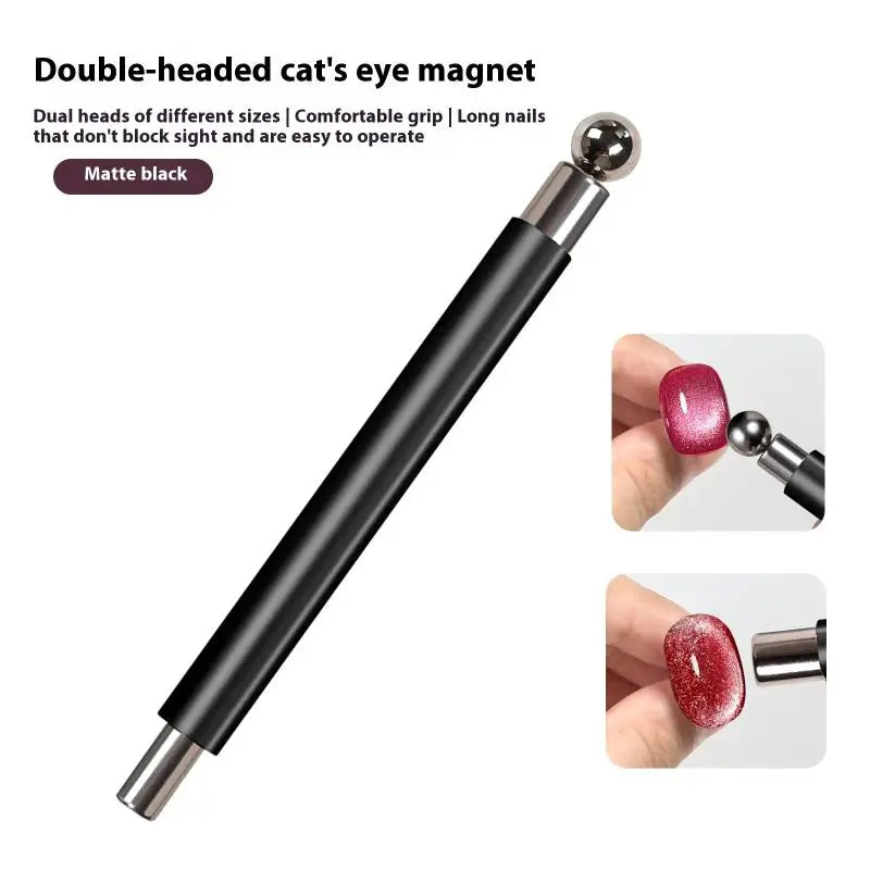 Double-End Cat's Eye Nail Magnet Pen | Super Strong Gel Polish