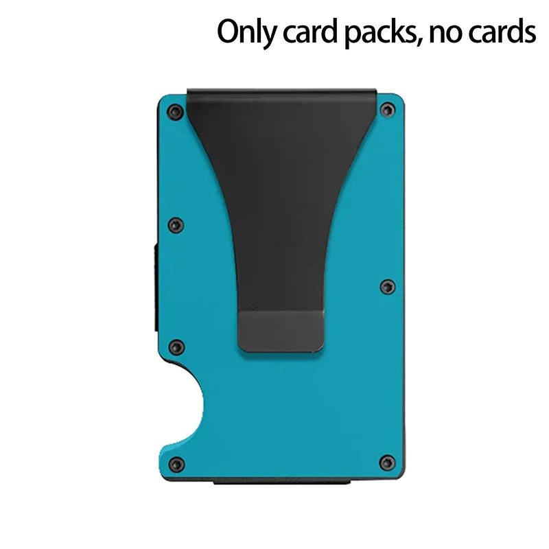 Slim RFID Minimalist Wallet – Card Holder & Money Clip
