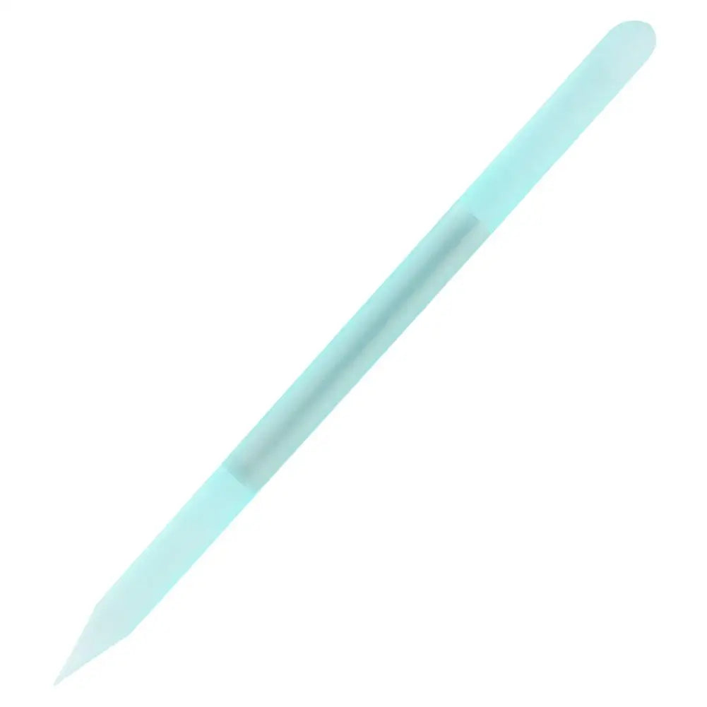 Crystal Glass Cuticle Pusher – Dual-Ended Reusable Manicure Stick