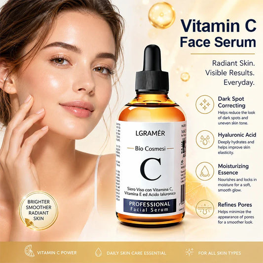 LGRAMER Vitamin C Face Serum 30ml/60ml – Brightening & Firming Vitamin C Face Serum Oasis Select